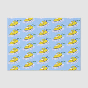 Funny cartoon ijzerwas illustratie tissuepapier