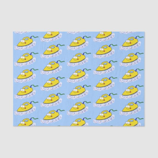 Funny cartoon ijzerwas illustratie tissuepapier (Voorkant)