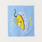 Funny cartoon ijzerwas illustratie wandkleed (Voorkant)