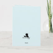 Funny Cartoon ik Miss You Bedankkaart (Achterkant)