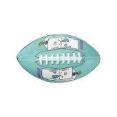 Funny cartoon illustratie american football (Voorkant)