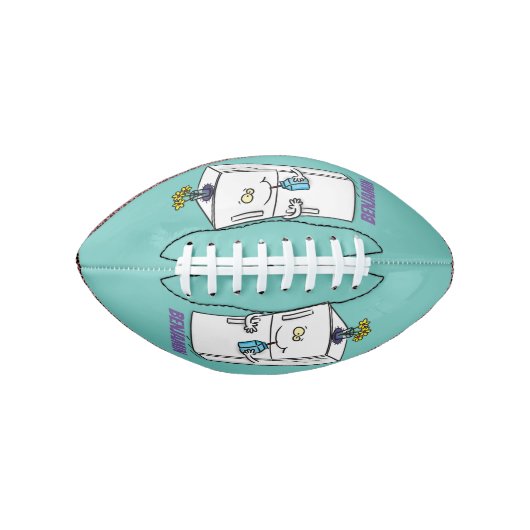 Funny cartoon illustratie american football (Voorkant)