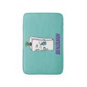 Funny cartoon illustratie badmat (Voorkant Verticaal)