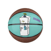 Funny cartoon illustratie basketbal (Voorkant)