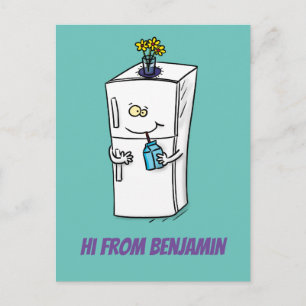 Funny cartoon illustratie briefkaart