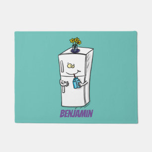 Funny cartoon illustratie deurmat