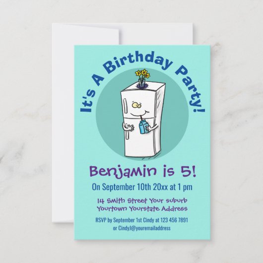 Funny cartoon illustratie kaart (Voorkant)