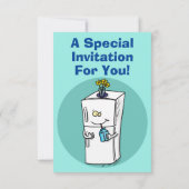 Funny cartoon illustratie kaart (Achterkant)