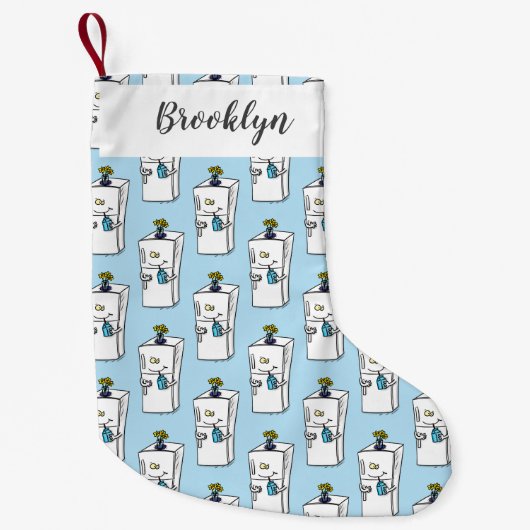 Funny cartoon illustratie kleine kerstsok (Voorkant)