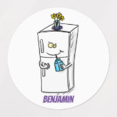 Funny cartoon illustratie labels (Design 2)