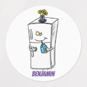 Funny cartoon illustratie labels (Design 1)