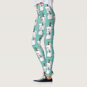 Funny cartoon illustratie leggings (Links)