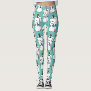 Funny cartoon illustratie leggings