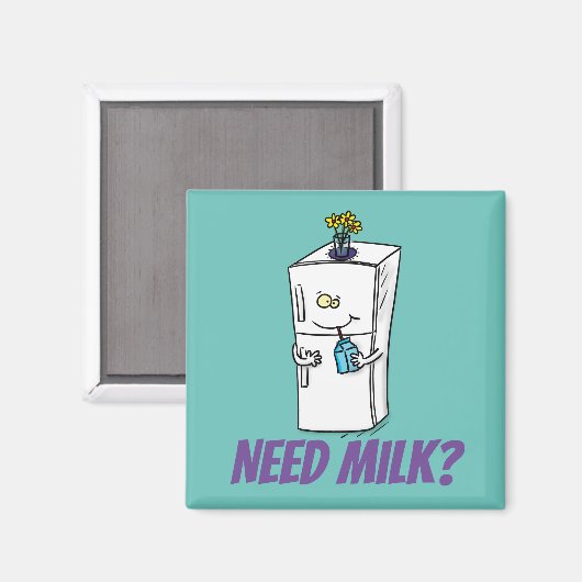 Funny cartoon illustratie magneet (Voorkant / Achterkant)