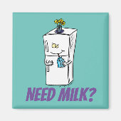 Funny cartoon illustratie magneet (Voorkant)