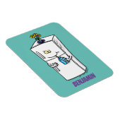 Funny cartoon illustratie magneet (Rechterzijde)