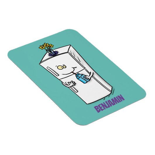 Funny cartoon illustratie magneet (Rechterzijde)