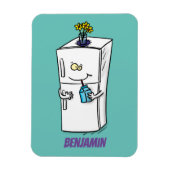 Funny cartoon illustratie magneet (Verticaal)