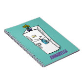 Funny cartoon illustratie notitieboek (Rechterzijde)