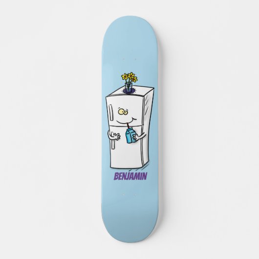 Funny cartoon illustratie persoonlijk skateboard (Voorkant)