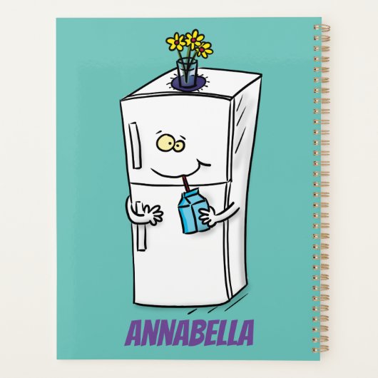 Funny cartoon illustratie planner (Achterkant)