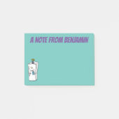 Funny cartoon illustratie post-it® notes (Voorkant)