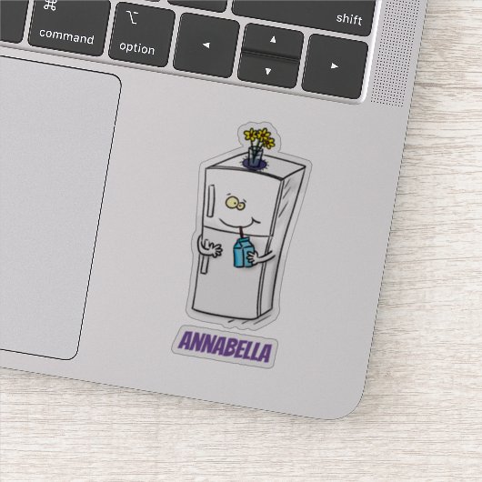 Funny cartoon illustratie sticker (Detail)