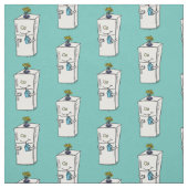 Funny cartoon illustratie stof (Swatch)