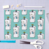 Funny cartoon illustratie tissuepapier (Craft)