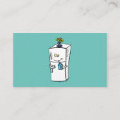Funny cartoon illustratie visitekaartje (Achterkant)
