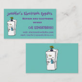 Funny cartoon illustratie visitekaartje (Voorkant / Achterkant)