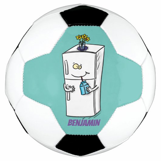 Funny cartoon illustratie voetbal (Voorkant)