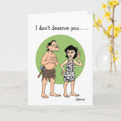 Funny Cartoon Jubileum Card Kaart (Gele Bloem)