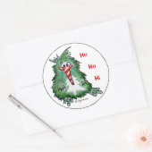 Funny Cartoon Kiwi Bird 2 Ronde Sticker (Envelop)