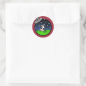 FUNNY CARTOON KOE ALIEN UFO ABDUCTION STICKERS (Tas)