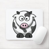 Funny Cartoon Koe Cute Animal Muismat (Met muis)