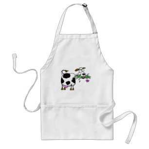 Funny cartoon koe giften en accessoires gekke koe standaard schort
