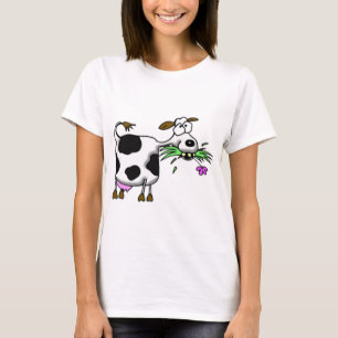 Funny cartoon koe giften en accessoires gekke koe t-shirt