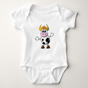Funny Cartoon Koe Romper