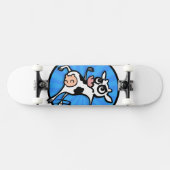 FUNNY CARTOON KOE SKATEBOARD (Horizontaal)
