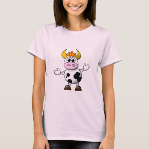 Funny Cartoon Koe T-shirt