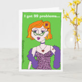 Funny Cartoon krijgt een goede Hysterectomaat Kaart (Gele Bloem)