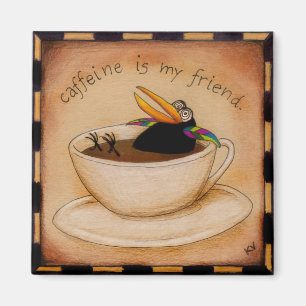 Funny cartoon magnet