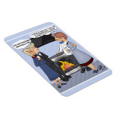 Funny Cartoon Magnet over de resolutie van het nie Magneet (Rechterzijde)