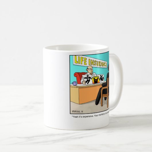 Funny Cartoon Mok - Actuary (Voorkant rechts)