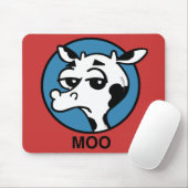 FUNNY CARTOON MOO KOE MUISMAT (Met muis)
