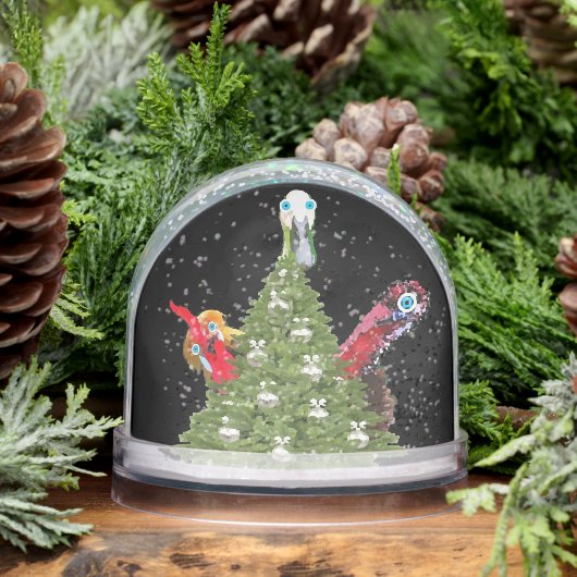 Funny cartoon named Merry vegan christmas  Sneeuwbol (Winter)