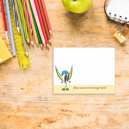 Funny Cartoon Notes | Jouw naam/tekst toevoegen