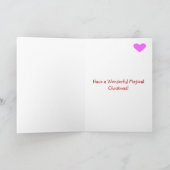 Funny Cartoon Paard Kinder Kerstmis Kaart (Binnen)