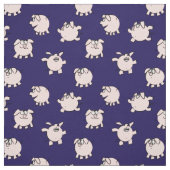 Funny Cartoon Pattern Pig Jaar Kies Kleurverbindin Stof (Swatch)